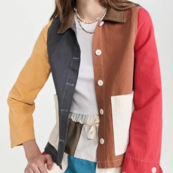 The Great The Chore Coat in Multicolor Patchwork Size X-Small Gently Used - Picture 1 of 8